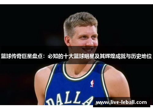 篮球传奇巨星盘点：必知的十大篮球明星及其辉煌成就与历史地位