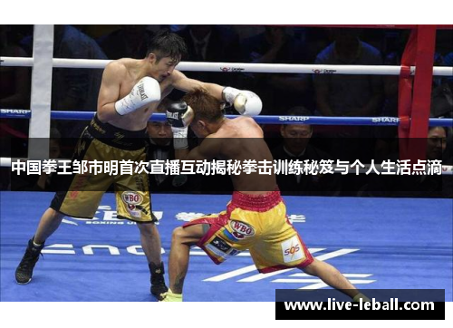 中国拳王邹市明首次直播互动揭秘拳击训练秘笈与个人生活点滴